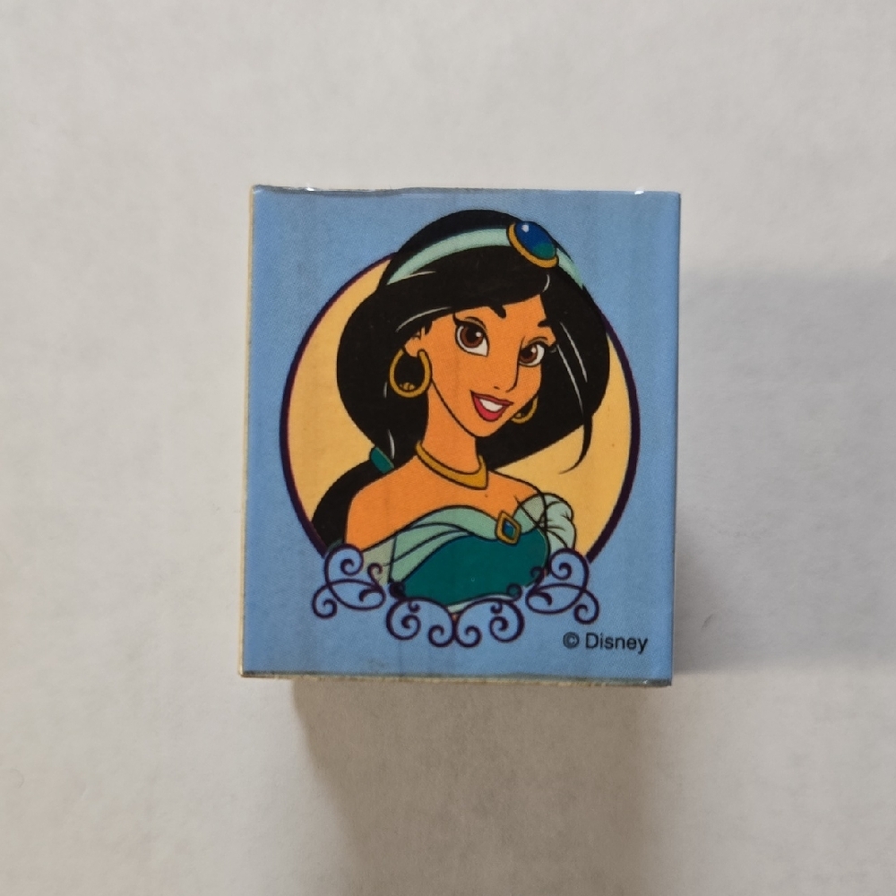Disney Princess Jasmine Wood Mounted Rubber Craft Stamp